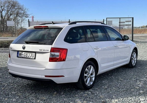 Skoda Octavia cena 56900 przebieg: 143500, rok produkcji 2019 z Wojkowice małe 232